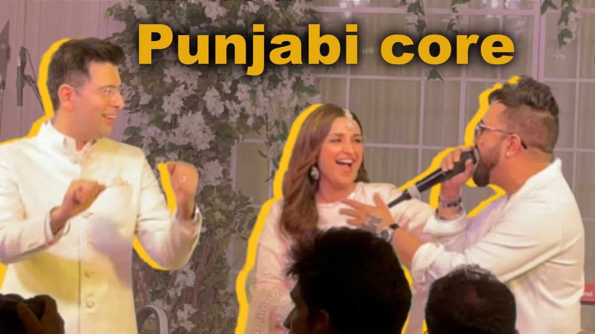 Parineeti Chopra Raghav Chadha dance video, Parineeti Chopra Raghav Chadha engagement party