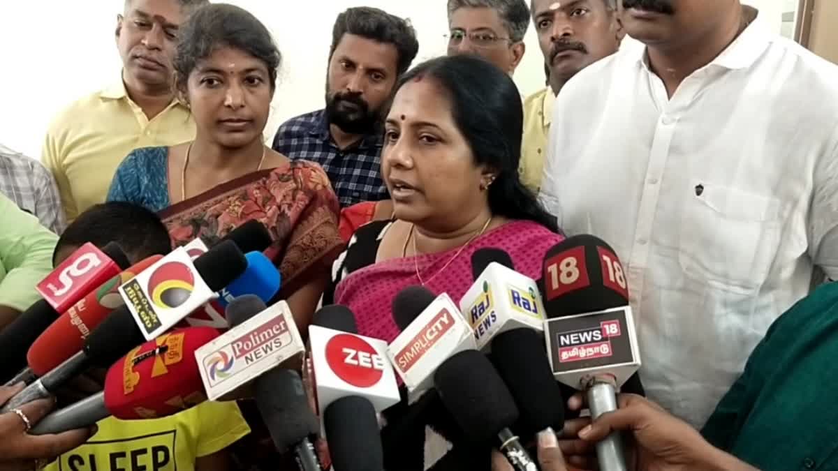 திருமாவளவன் பாஜக கூட்டணிக்கு வர வேண்டும் - வானதி சீனிவாசன் அழைப்பு