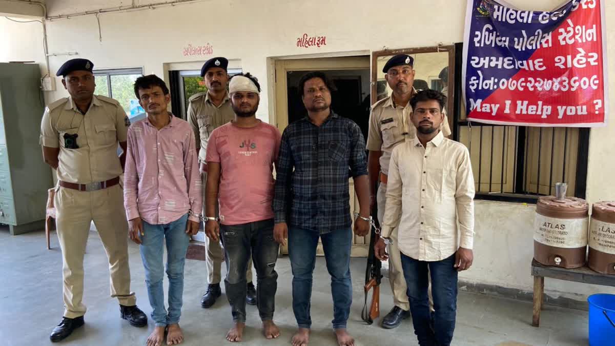 crime-branch-arrested-5-including-the-accused-attempted-to-kill-me-with-a-sword-in-the-head-of-a-policeman-in-rakhial