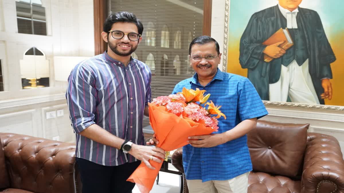 Aditya Thackeray met Chief Minister Arvind Kejriwal