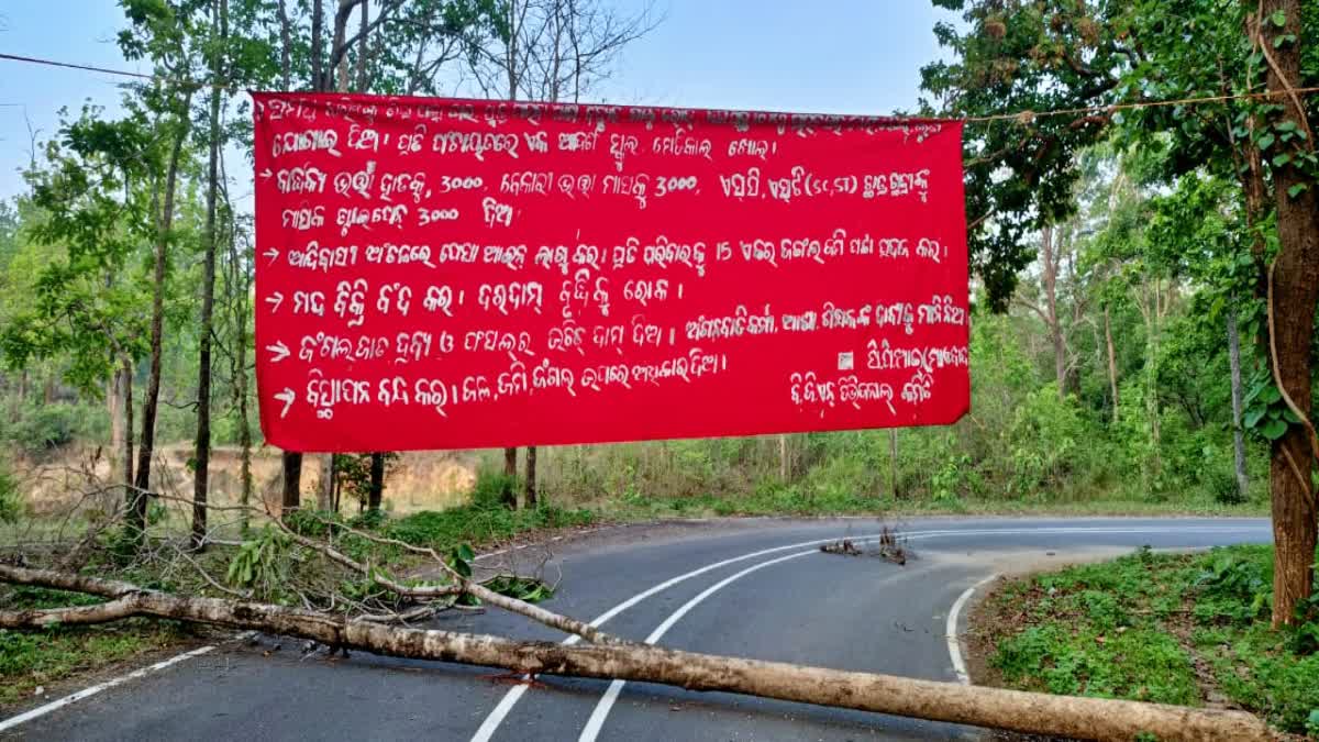 naxal called bandh in rayagada