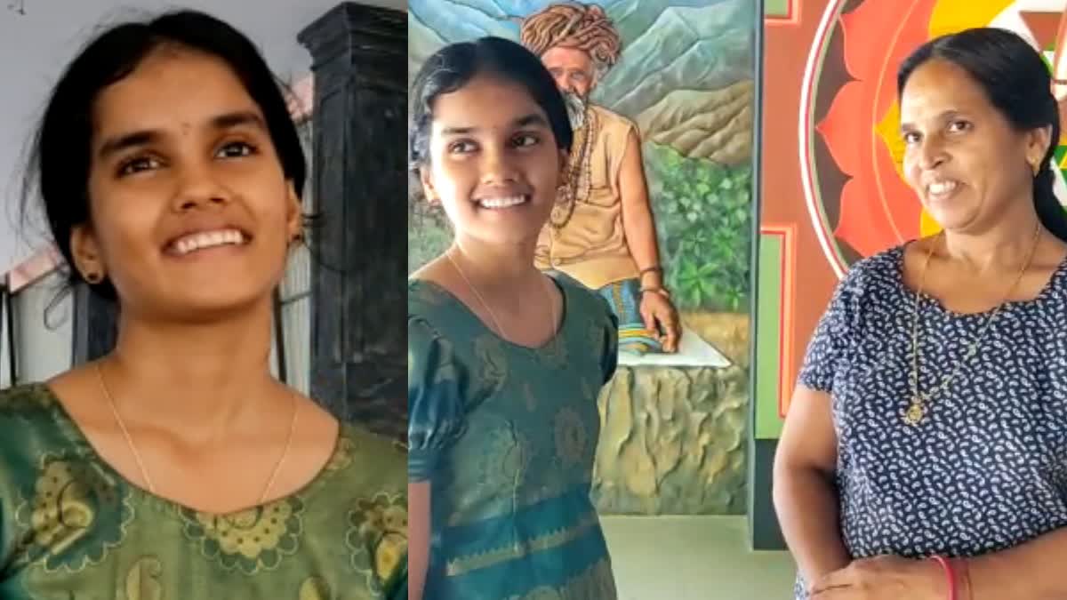 thrissur Kerala  Mother Daughter Breaks Gender Stereotypes  ക്ഷേത്രപൂജാരി ജ്യോത്സ്‌ന  ക്ഷേത്രപൂജാരി ജ്യോത്സ്‌ന തൃശൂര്‍  ജ്യോത്സ്‌നയും അമ്മ അര്‍ച്ചനയും  ക്ഷേത്ര പൂജ  തൃശൂര്‍ ഇരിങ്ങാലക്കുട  Mother Daughter Breaks Gender Stereotypes  Mother Daughter Becomes Priests thrissur Kerala