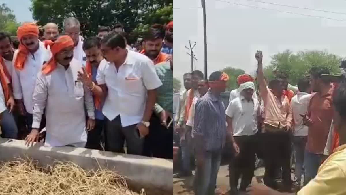 Clash between BJP and Congress workers