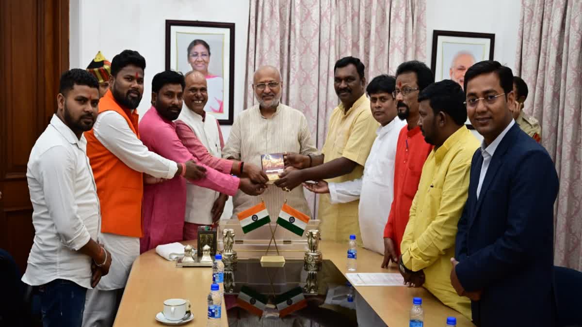 bjp delegation met with governor cp radhakrishnan in ranchi