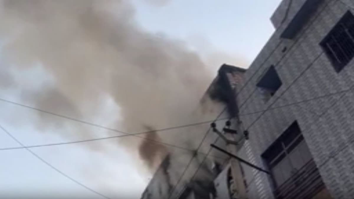 fire broke out in factory located in bawana