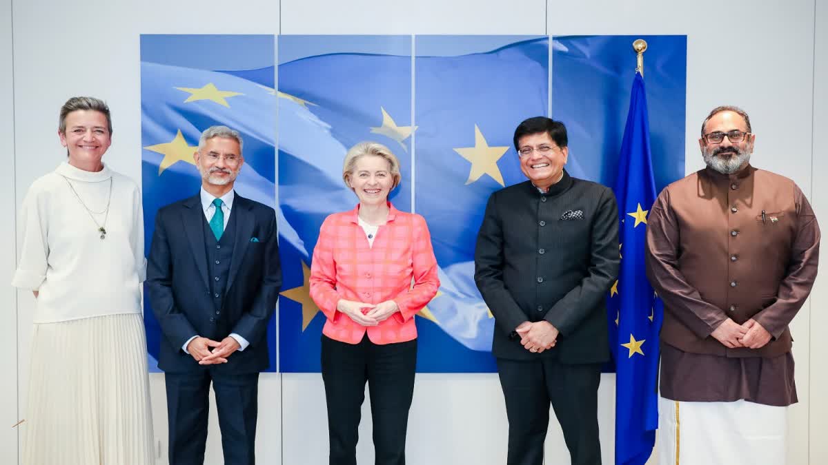 Etv Bharat Jaishankar meets Belgian PM