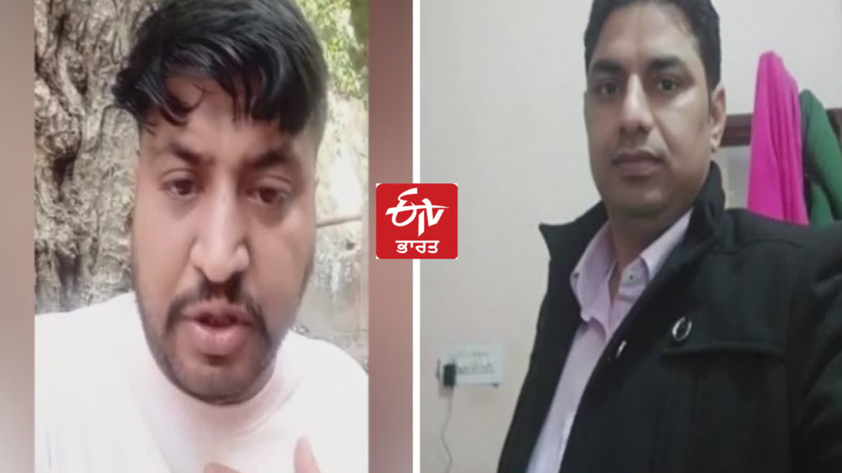 The video of the absconding accused in the murder case of gangster Sukhpreet Sukha in Ludhiana has gone viral