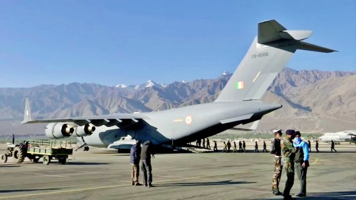 IAF's C-17 Globemaster stuck on Leh Airport runway, all flights cancelled