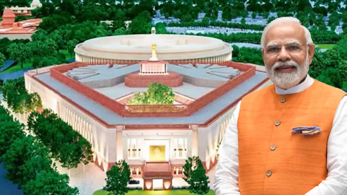 MODI LIKELY TO INAUGURATE NEW PARLIAMENT BUILDING THIS MONTH