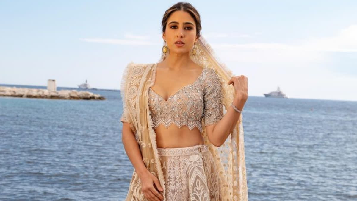 Fans approve Sara Ali Khan's 'chaka chak desi look' as she debuts in Cannes 2023 in traditional attire