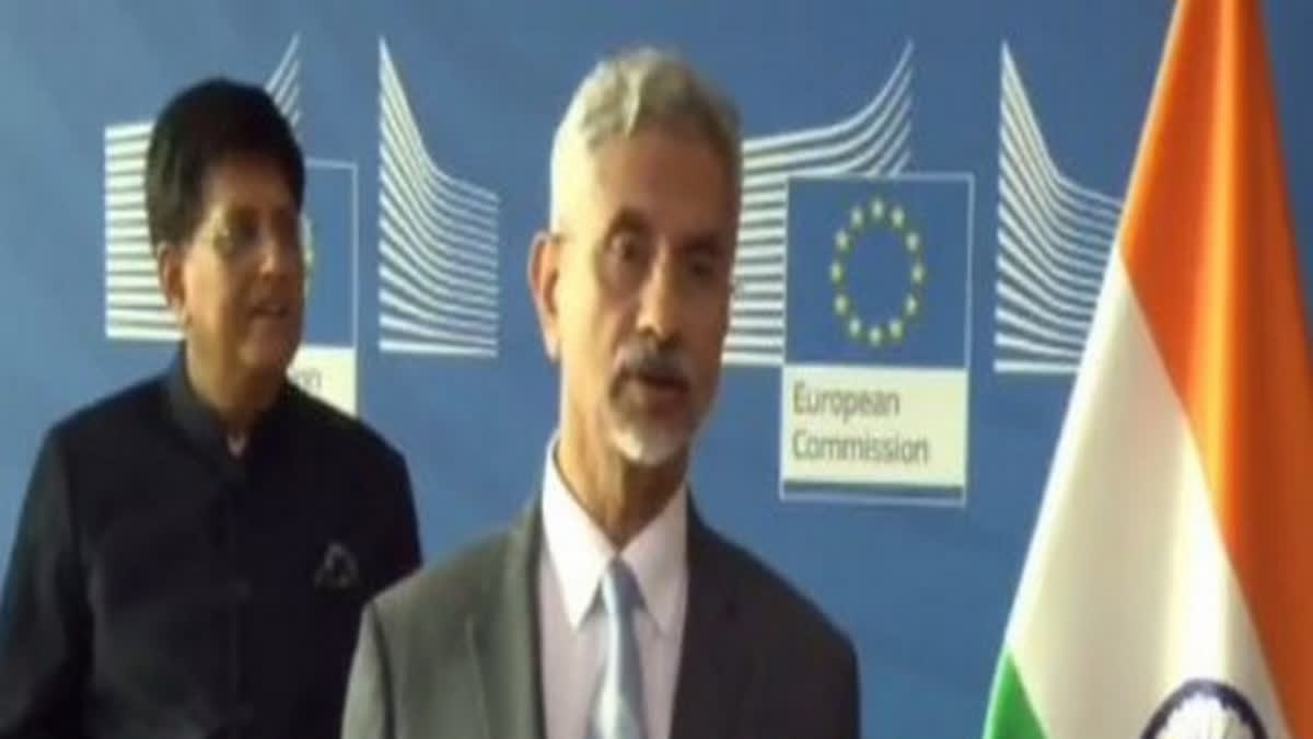 EAM Jaishankar in Brussels