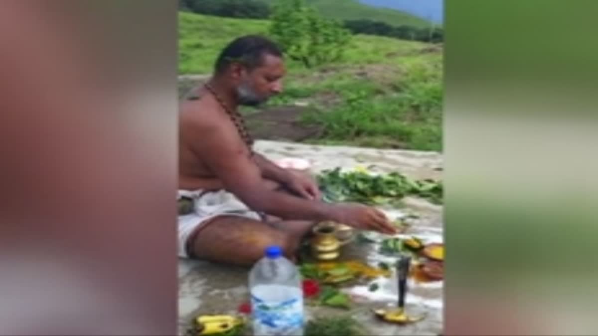 Etv BharatIllegal puja at Ponnambalamet in Sabarimala, Two persons arrested, report to Devaswom minister