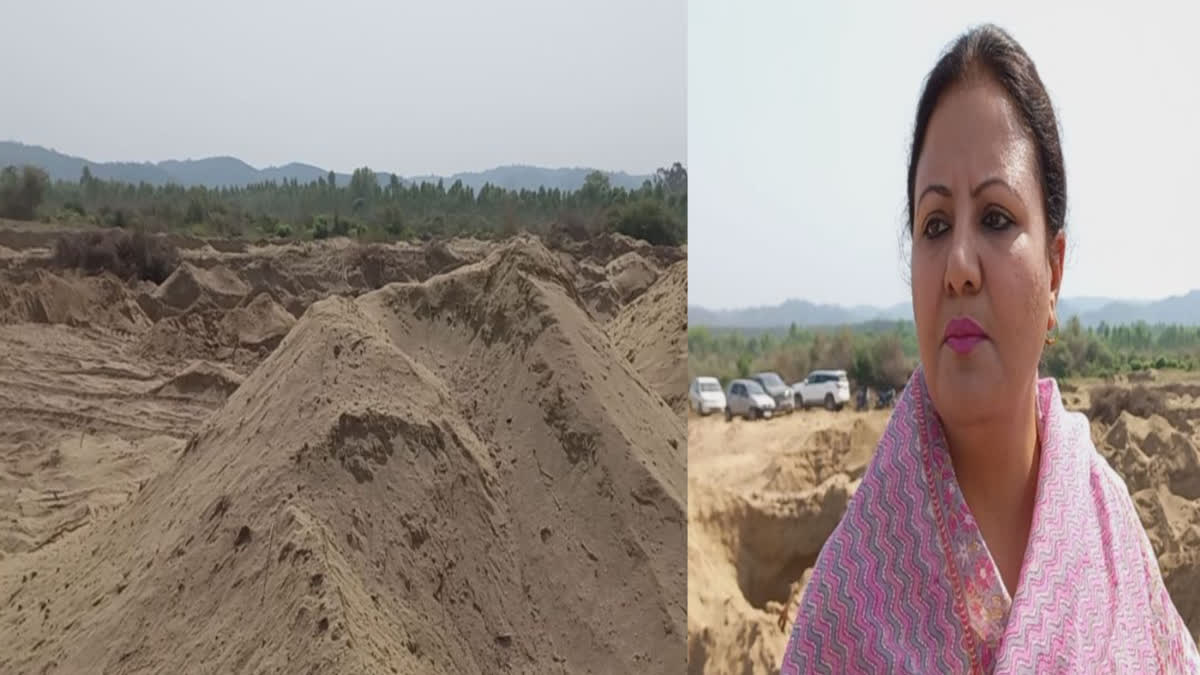 BJP leader made revelations about illegal mining going on in Birampur village of Garhshankar