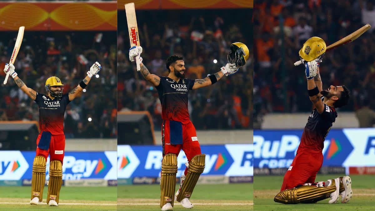 Kohli's Thursday night ton came in IPL four years later and also equalled Chris Gayle's batting record of having scored 6 tons in all of IPL.