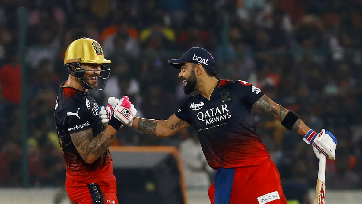 faf du plessis  virat kohli  most runs scored opening pair in ipl season  IPL 2023  IPL  IPL Records  faf du plessis virat kohli record in ipl  faf du plessis virat kohli rcb  SRH vs RCB  Royal Challengers Banglore  വിരാട് കോലി  ഫാഫ് ഡുപ്ലെസിസ്  ഐപിഎല്‍  ഐപിഎല്‍ ഒന്നാം വിക്കറ്റ് കൂട്ടുകെട്ട്  ഐപിഎല്‍ റെക്കോഡ്