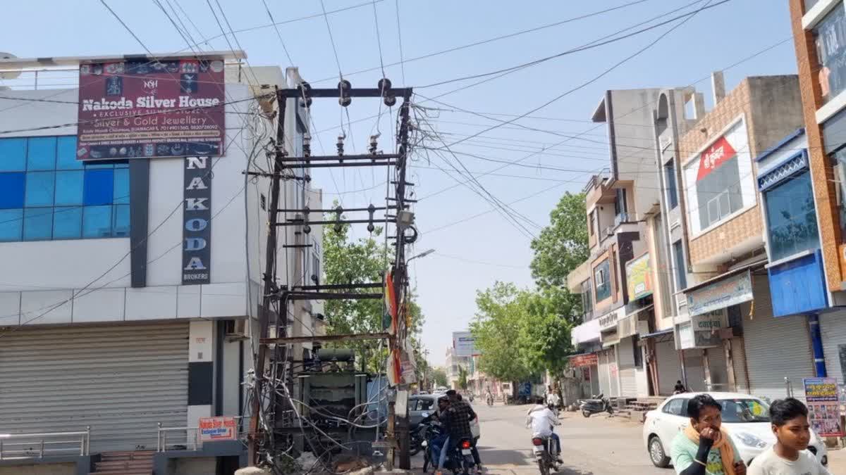 Bijainagar market completely closed