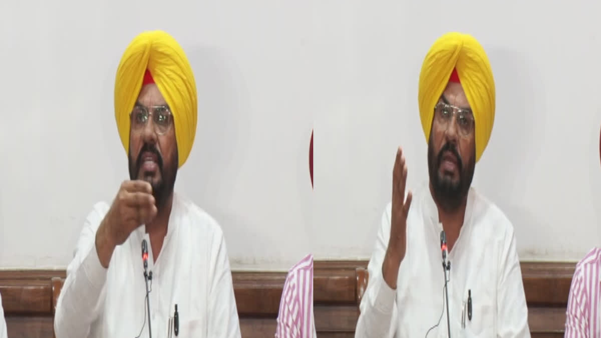 Minister Kuldeep Dhaliwal's press conference against illegal encroachments