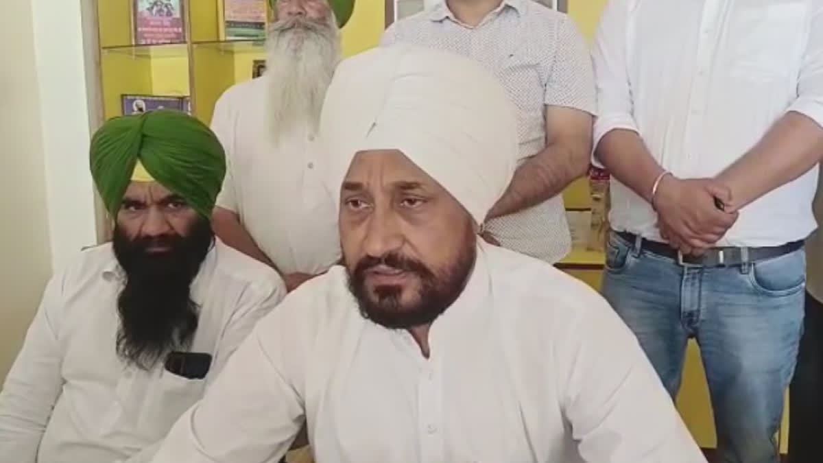 In Ropar, the former CM has made serious allegations against the Punjab government