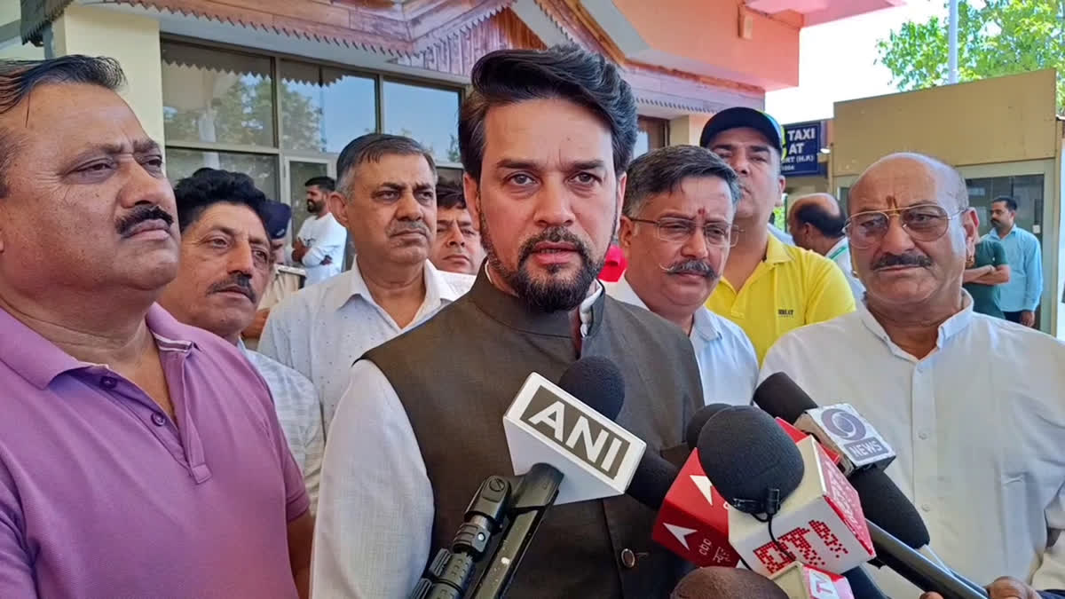 Union Minister Anurag Thakur