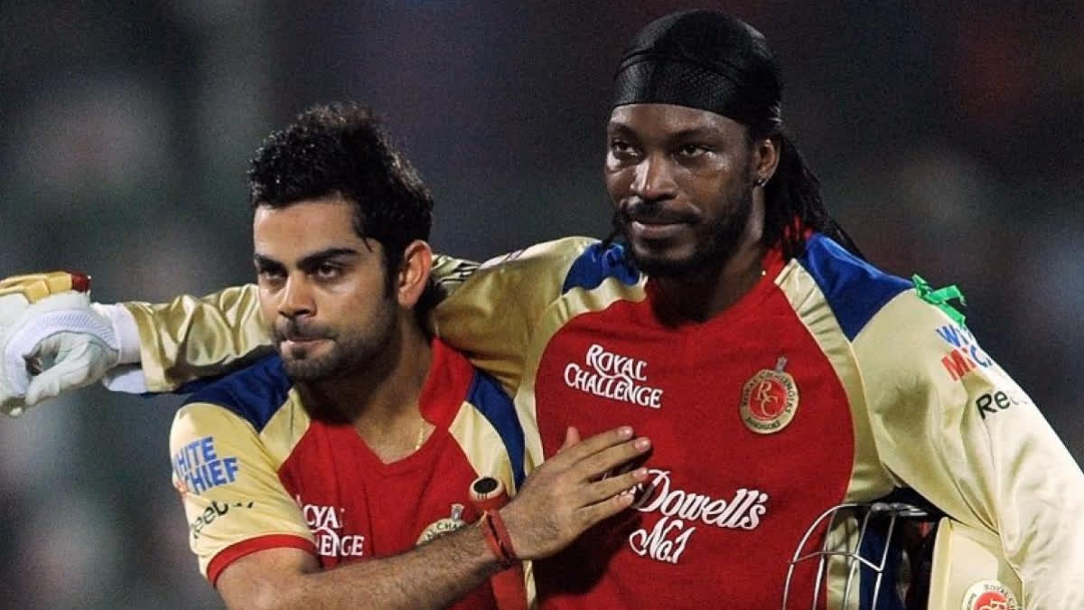 chris gayle  virat kohli  chris gayle reacts on virat kohli century  IPL 2023  IPL  Chris Gayle and Virat Kohli  വിരാട് കോലി  ക്രിസ് ഗെയില്‍  ഐപിഎല്‍  വിരാട് കോലി ഐപിഎല്‍ സെഞ്ച്വറി