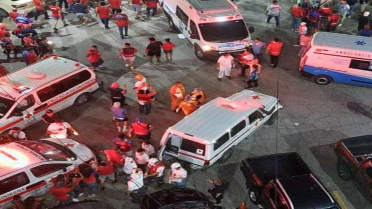 Etv Bharatamany killed in stampede at El Salvador stadium