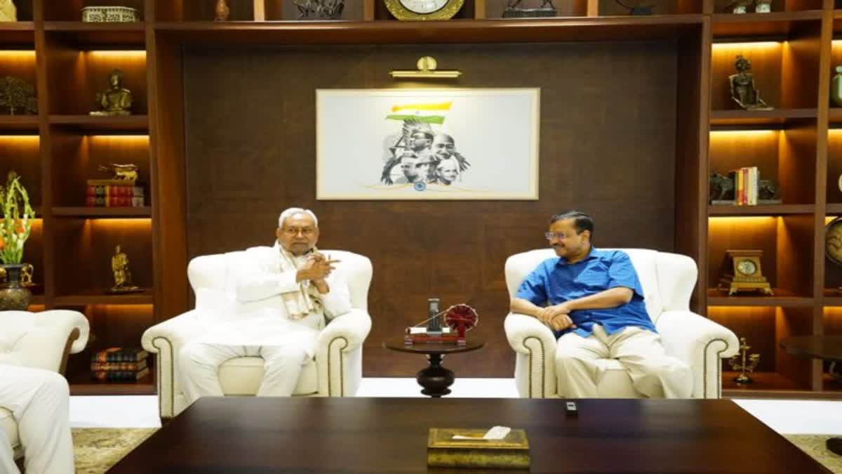 nitish kumar meets arvind kejriwal