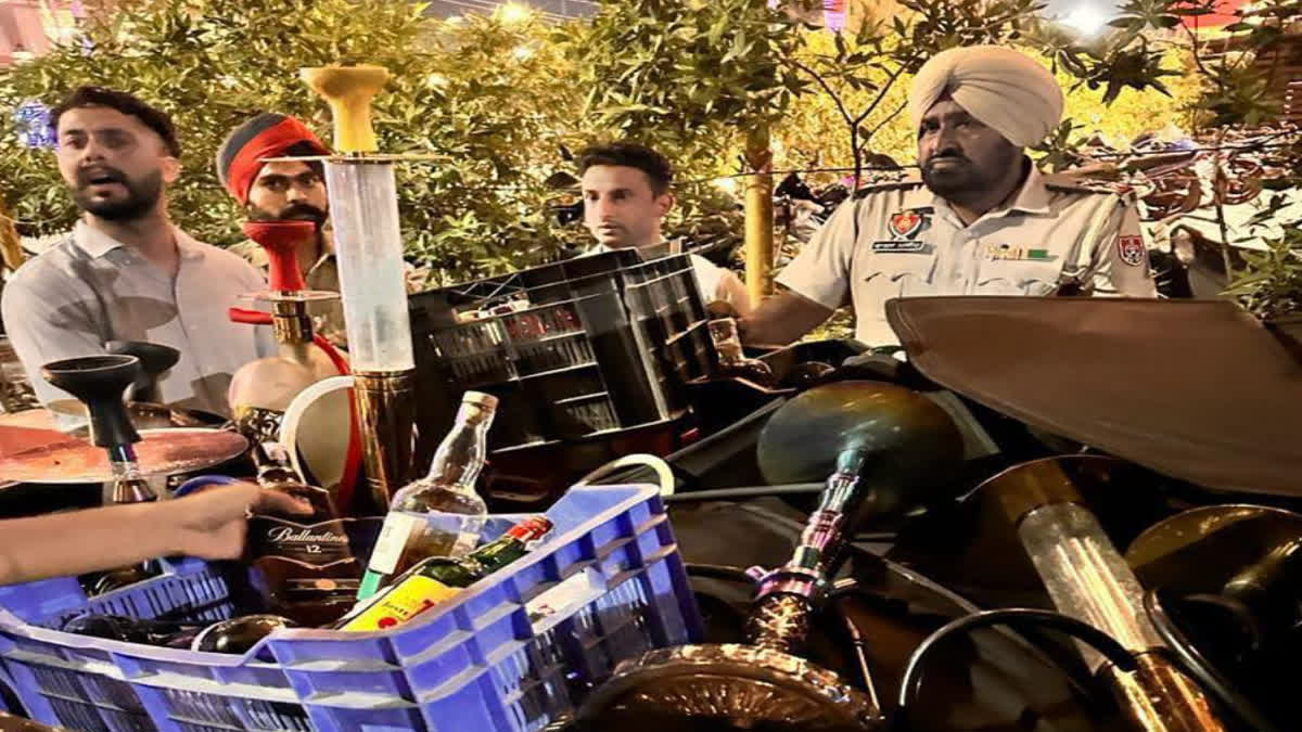 Police Action in Amritsar: Illegal hookah bar raided by police