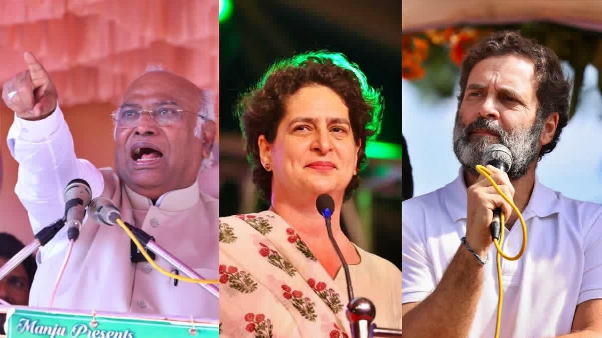 Kharge Priyanka Rahul