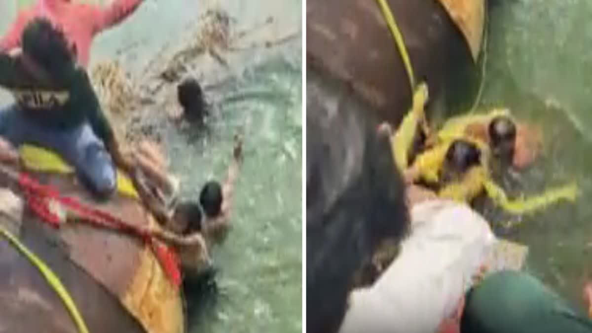 boat capsizes in Ballia