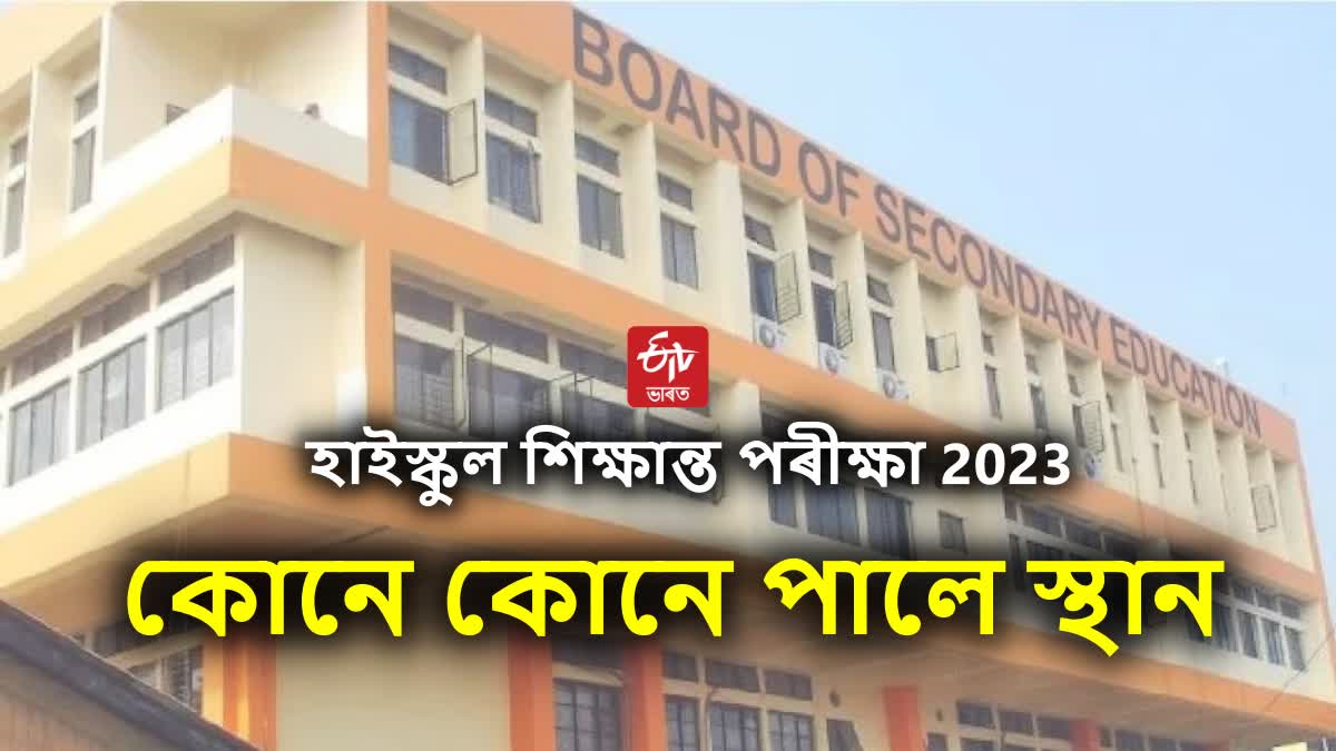 SEBA Assam HSLC Toppers List 2023