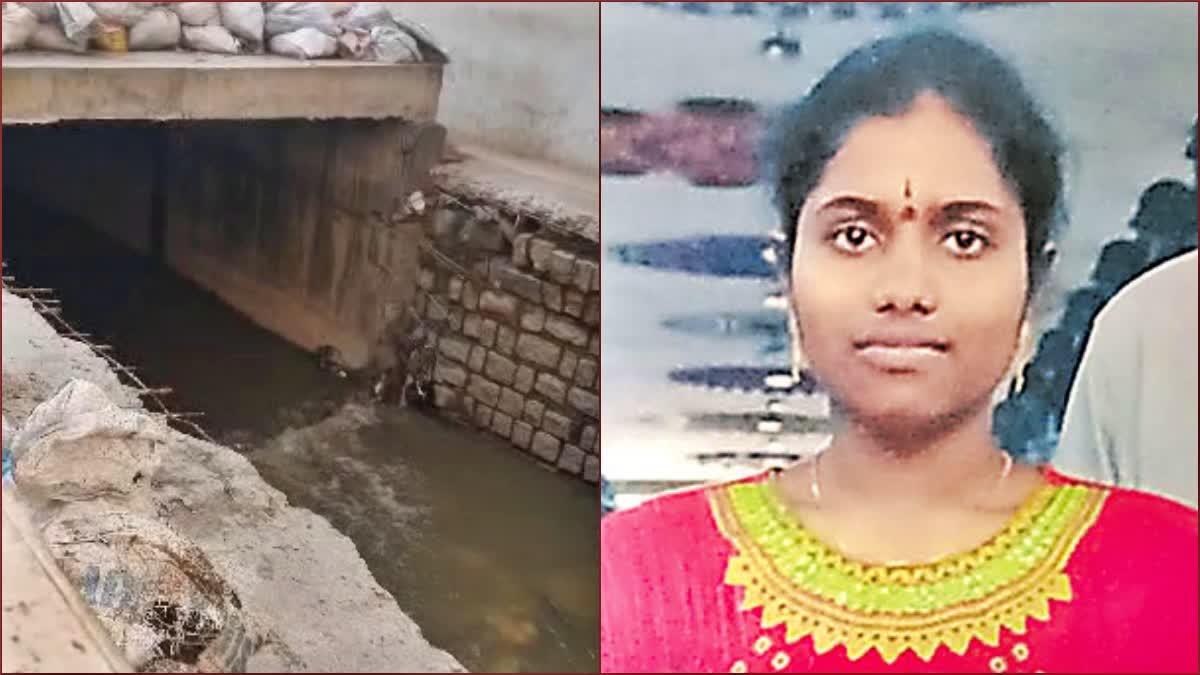 girl died in heavy rain