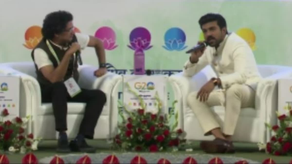 Naatu Naatu star Ram Charan Teja attends G20 Summit