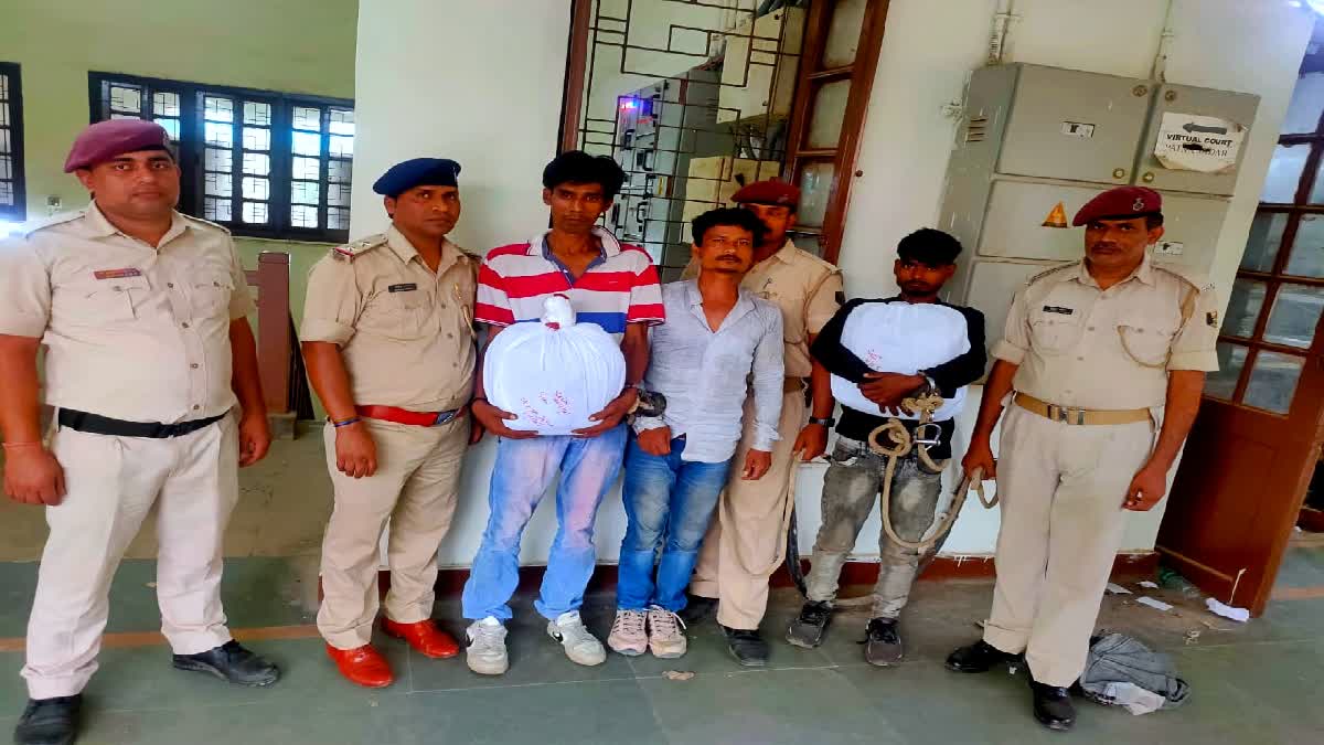 पटना में चरस के साथ 3 तस्कर गिरफ्तार