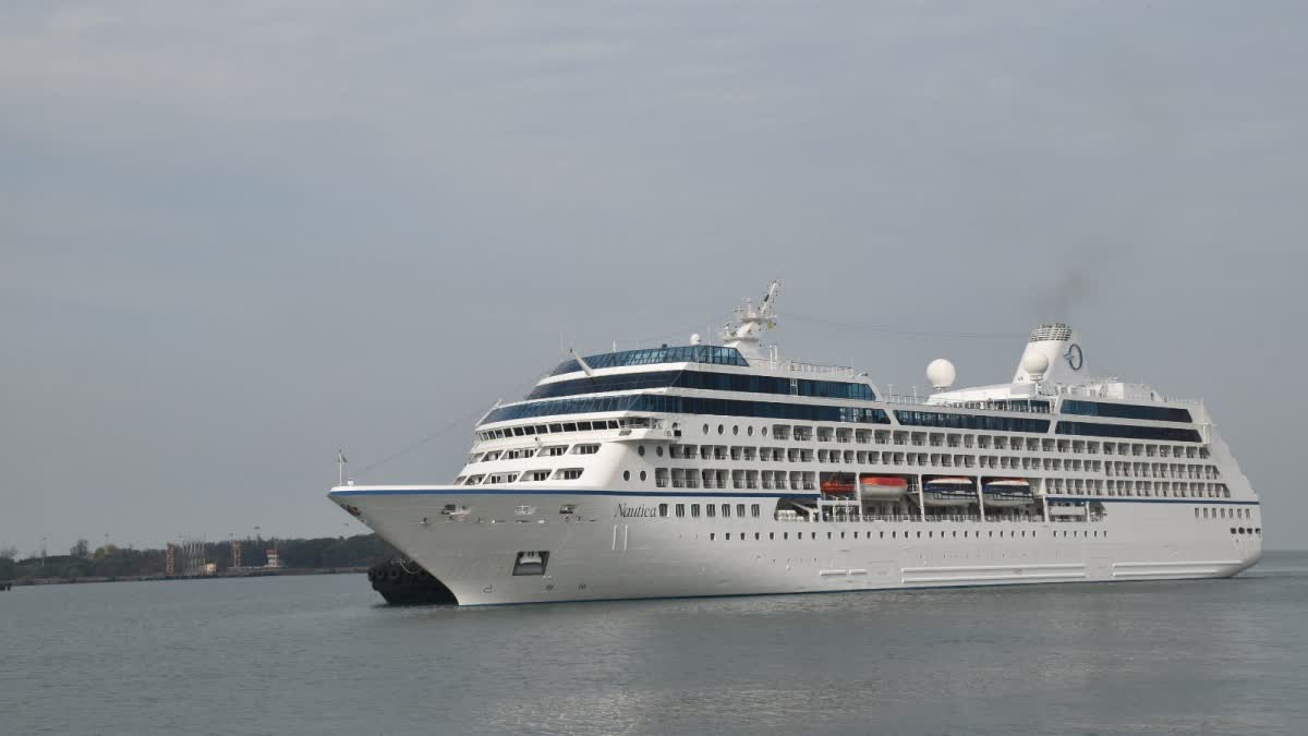 Last tourist ship of the season arrives at Mangalore port