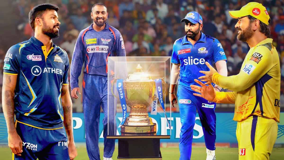 IPL 2023  IPL  IPL Playoff  IPL Points Table  Gujarat Titans  Chennai Super Kings  Lucknow Super Giants  Mumbai Indians  IPL Today  ഐപിഎല്‍ പതിനാറാം പതിപ്പ്  ഐപിഎല്‍  ഐപിഎല്‍ പ്ലേഓഫ്  ചെന്നൈ സൂപ്പര്‍ കിങ്‌സ്  മുംബൈ ഇന്ത്യന്‍സ്  ഗുജറാത്ത് ടൈറ്റന്‍സ്  ലഖ്‌നൗ സൂപ്പര്‍ ജയന്‍റ്‌സ്  എംഎസ് ധോണി  രോഹിത് ശര്‍മ്മ