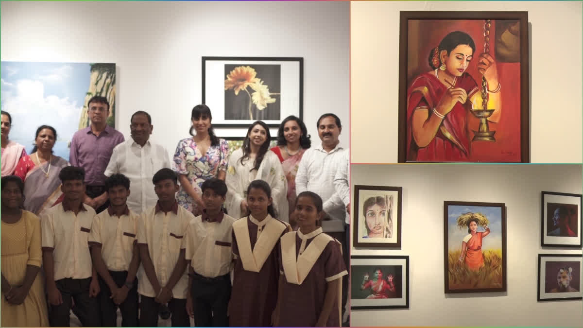Art gallery exhibition in Hyderabad 'విద్యార్థుల ప్రతిభకు.. ఈ