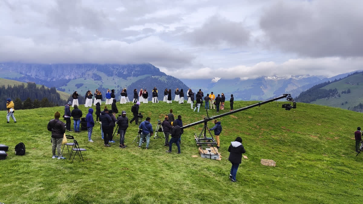 Chiranjeevi 'leaks' photos from Bholaa Shankar song shoot in Switzerland