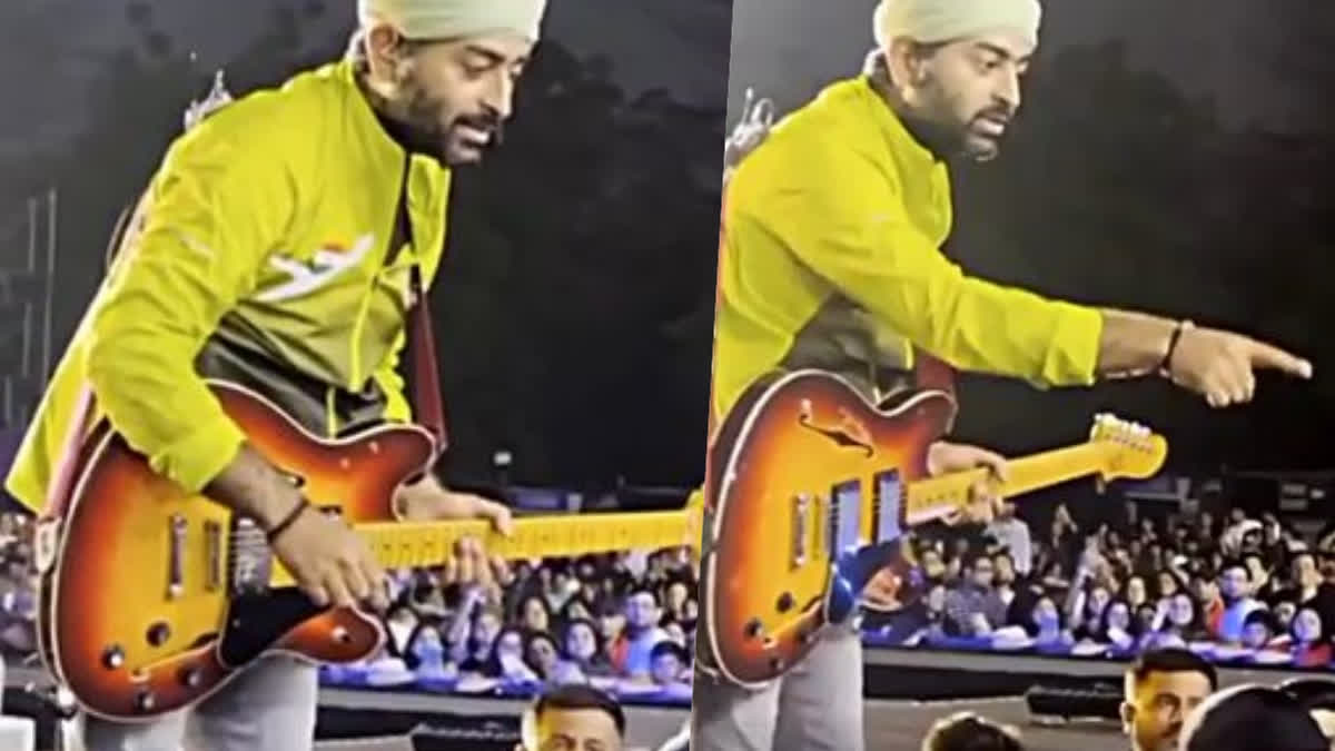 'Why are you doing this to her?' asks Arijit Singh as fan pushes kid on stage during live concert