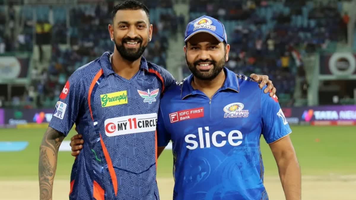 Krunal Pandya and Rohit Sharma