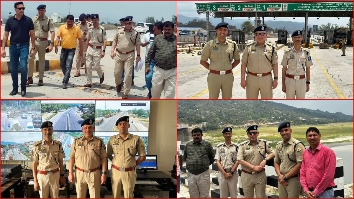 DGP Sanjay Kundu inspected Kiratpur Manali Fourlane.