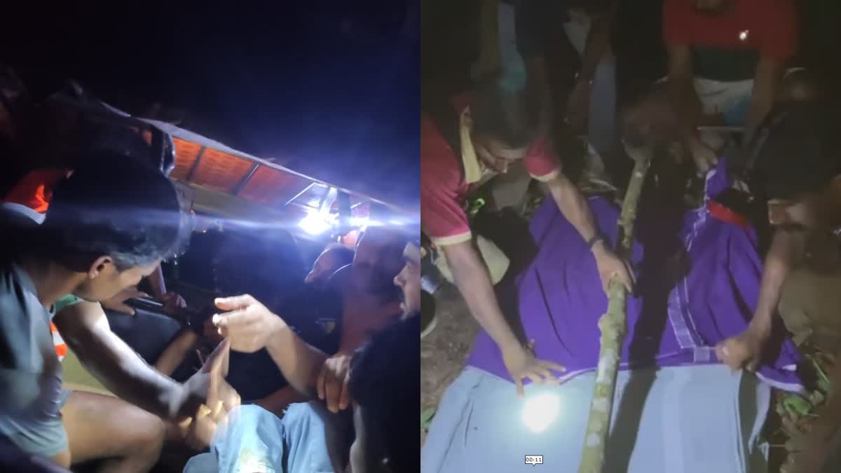 youths rescued from Karuvarakundu mountain  Karuvarakundu  Keralamkundu Waterfalls  കരുവാരക്കുണ്ടിൽ മലയിൽ കുടുങ്ങിയവരെ രക്ഷപ്പെടുത്തി  കരുവാരക്കുണ്ട്  കേരളാം കുണ്ട്