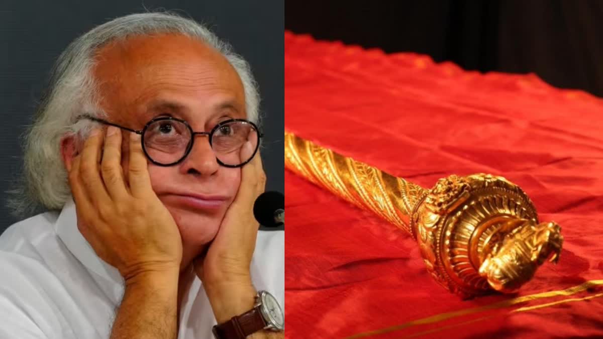 new-parliament-inauguration-facts-of-scepter-from-whatsapp-university-jairam-ramesh