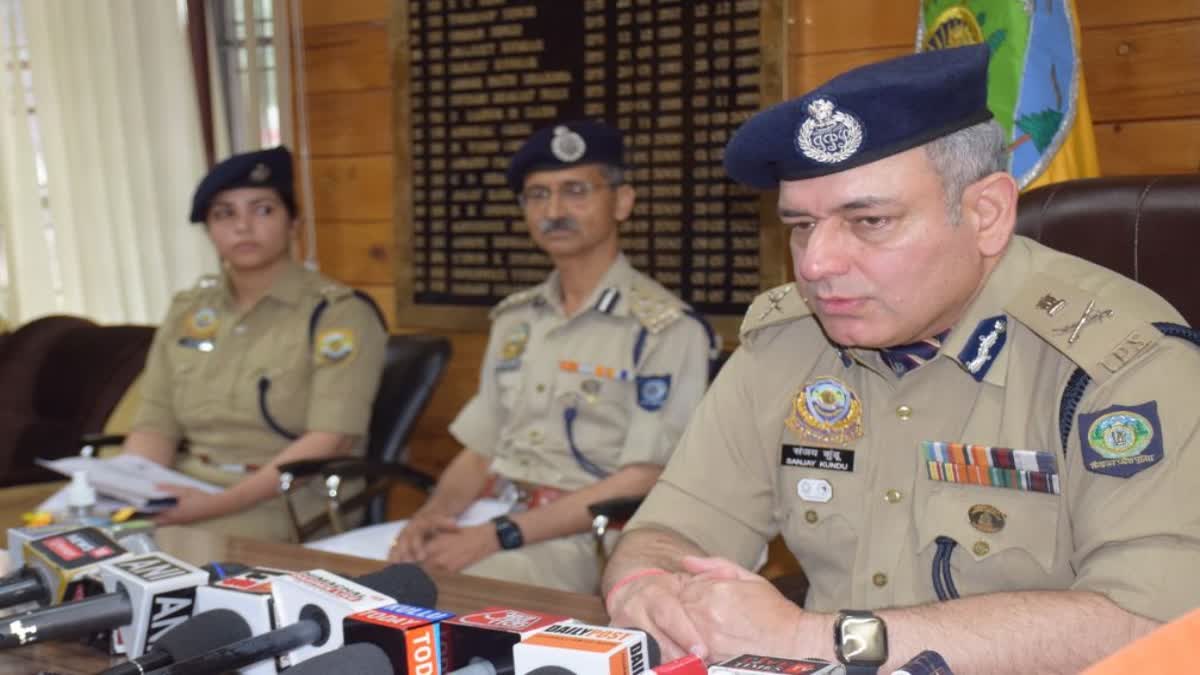 DGP Sanjay Kundu press conference in Kullu