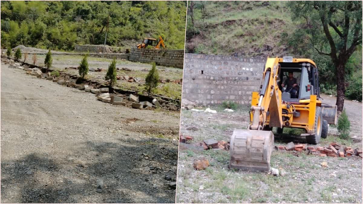 MDDA action on Encroachment in Mussoorie