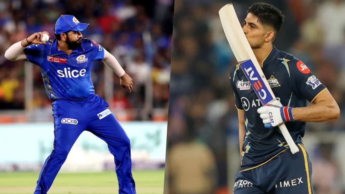 IPL 2023 Qualifier  Gujarat Titans sets huge score  Gujarat Titans  Mumbai Indians  Shubman Gill  മുറിവേറ്റ് മുംബൈ  മുംബൈ  ഗുജറാത്ത് ടൈറ്റന്‍സ്  മുംബൈ ഇന്ത്യന്‍സ്  ശുഭ്‌മാന്‍ ഗില്‍