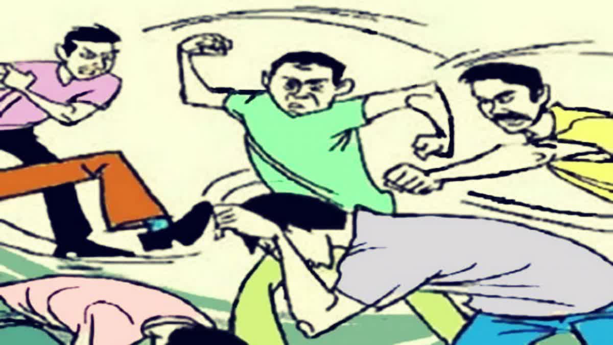 youth thrashed in karnataka