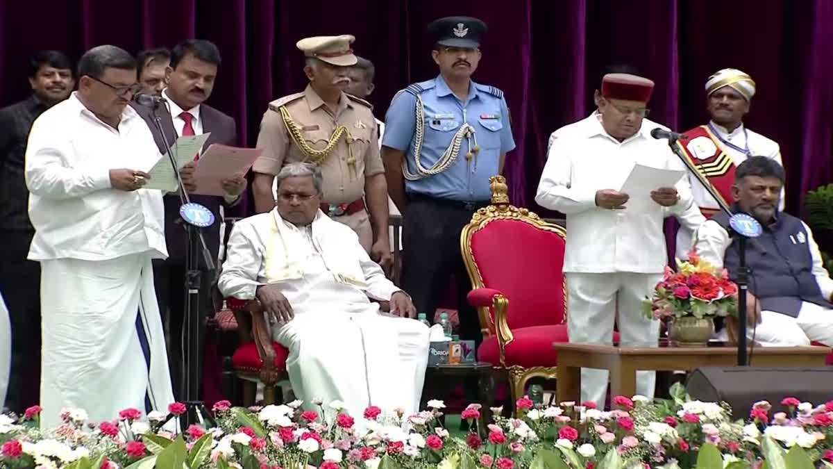 ss mallikarjun take oath as cabinet minister