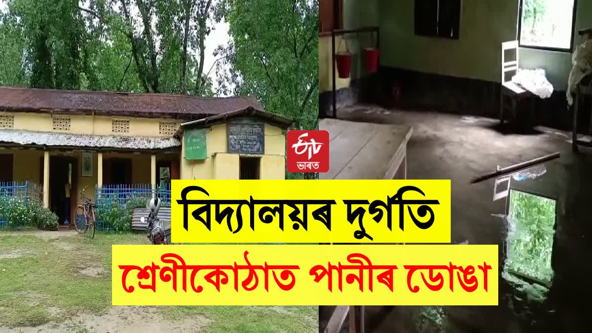 Poor condition of govt school in Morigaon