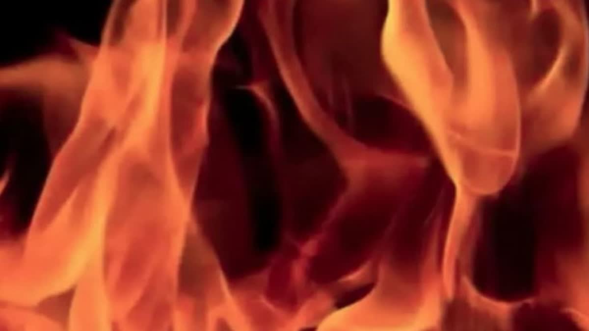 Fire in Darul-ul-Uloom Building in kupwara