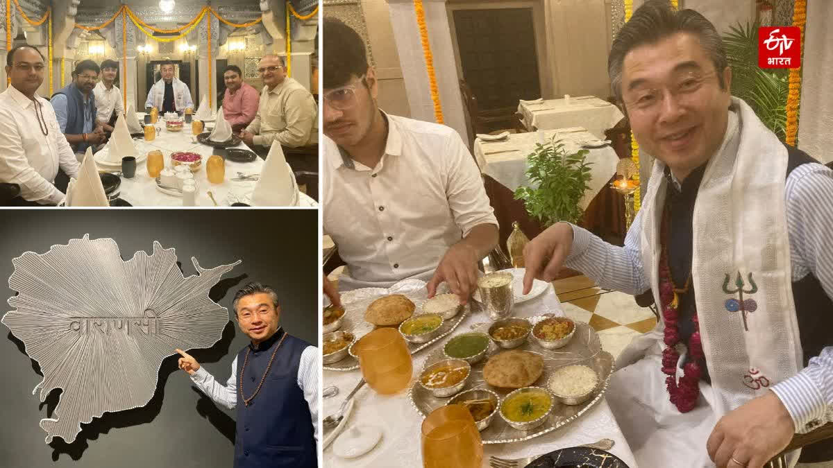 Japanese ambassador Hiroshi Suzuki relishes Banarasi cuisines